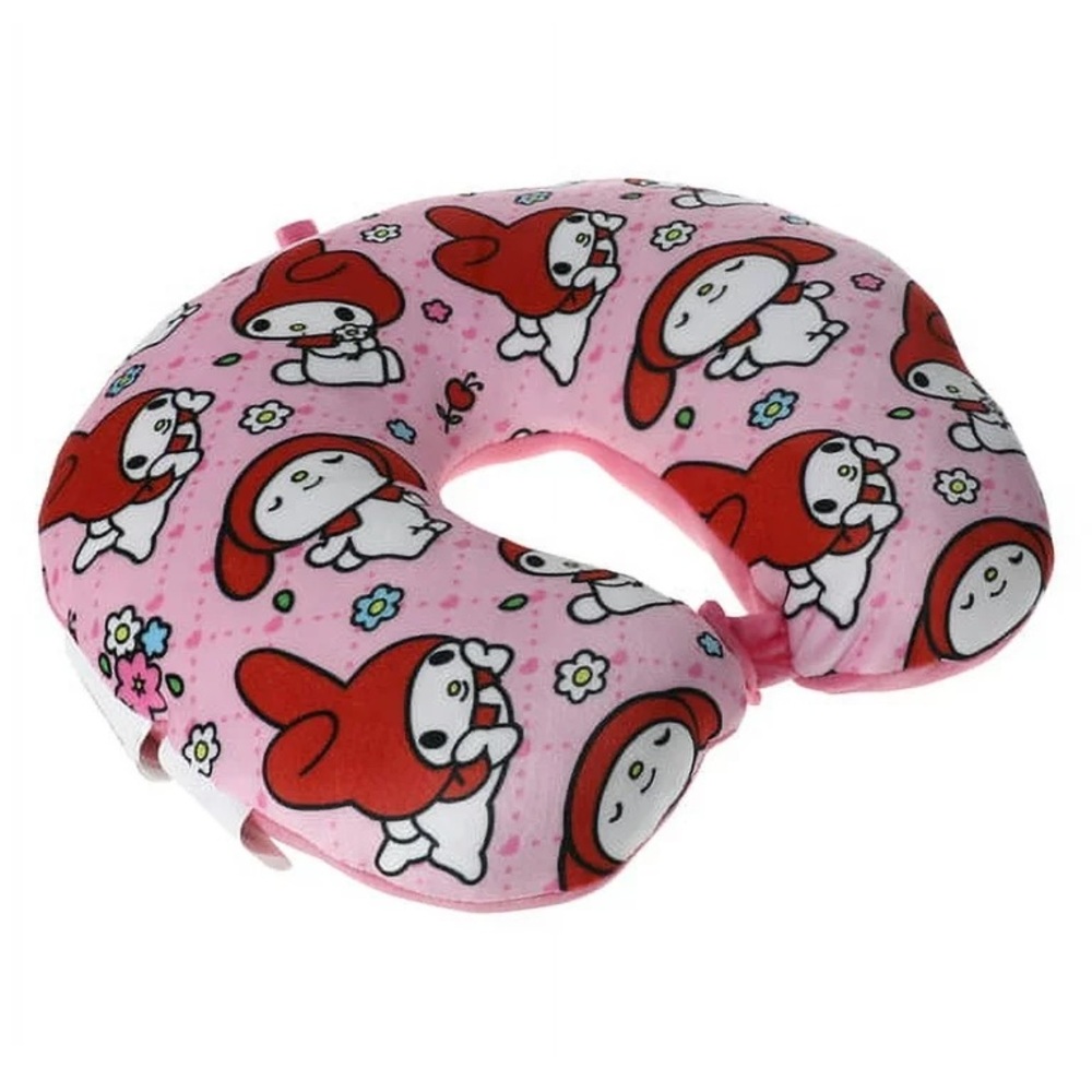 Sanrio My Melody Travel Neck Pillow Red & Pink Hellow Kitty & Friends